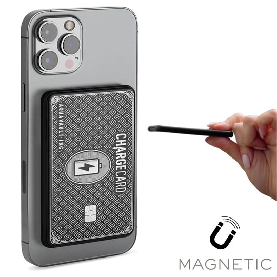 (Wireless) Black Magnetic ChargeCard - No Cables banner